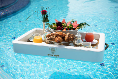 Vassoio galleggiante Trona 80×50 – arredo piscina / spa