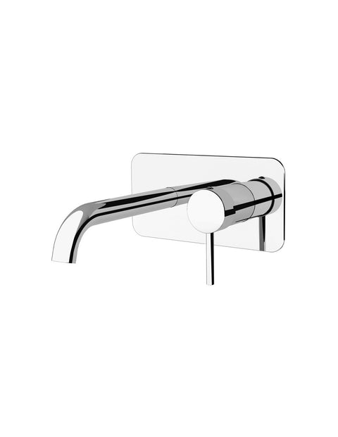 Miscelatore Lavabo a Parete FIR Cleo 84 84.1010.8 con Piastra – Rubinetto Lavabo Incasso Design