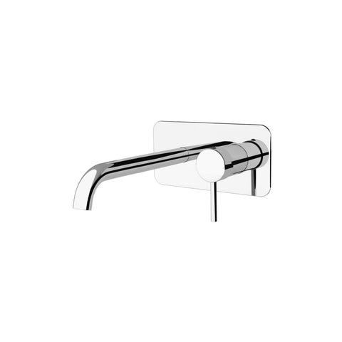 Miscelatore Lavabo a Parete FIR Cleo 84 84.1020.8 con Piastra – Rubinetto Lavabo Incasso Design
