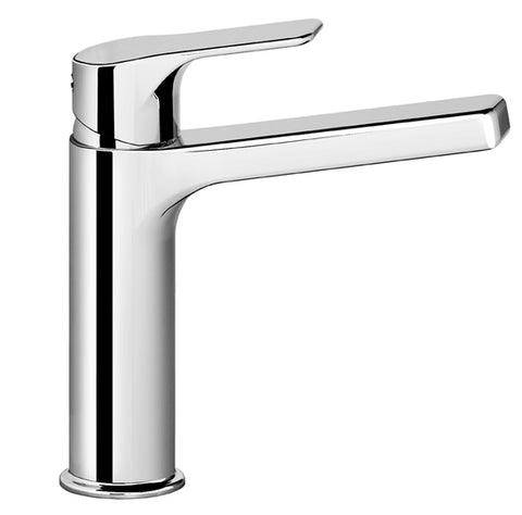 Miscelatore lavabo alto FIR 52.1130.3 con scarico clic clac – Rubinetteria bagno design H 190 mm