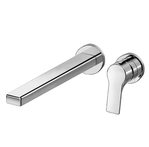 Miscelatore lavabo incasso a parete FIR Handy 52 52.1826.8 bocca 255 mm interasse 240 mm – parte esterna + incasso