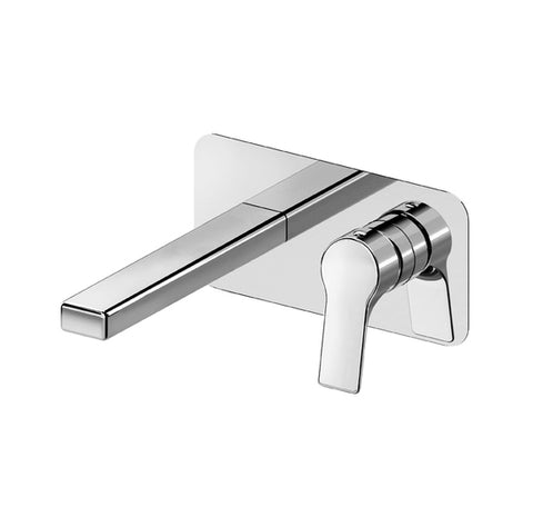 Miscelatore lavabo incasso a parete FIR Handy 52 52.1010.8 con piastra bocca 195 mm interasse 175 mm – parte esterna + incasso