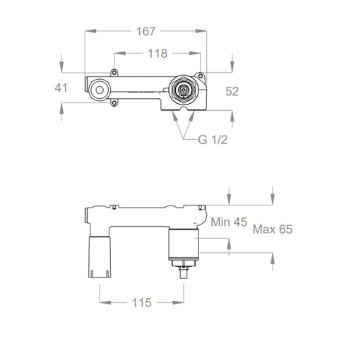 Miscelatore Lavabo a Parete FIR Kelio 63.1816.8 – Rubinetto Incasso Design Moderno con Aeratore 6 L/min