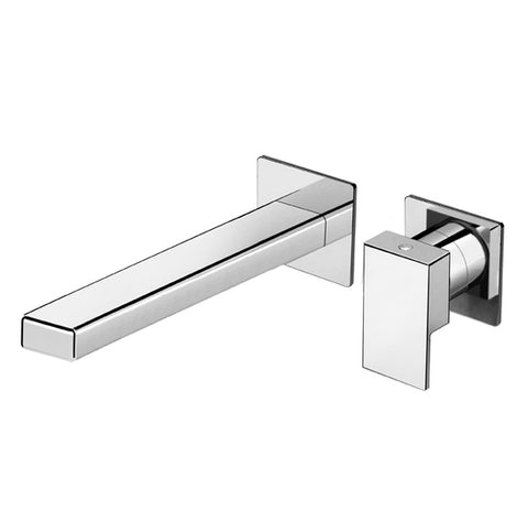 Miscelatore Lavabo a Parete FIR Kelio 63.1826.8 – Rubinetto Incasso con Piastra Design Moderno