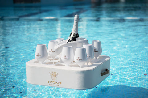 Tavolino Vassoio Galleggiante Trona – Design per piscina & idromassaggio