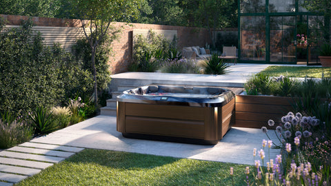Jacuzzi® J-355™ benessere e tecnologia per la tua spa privata.
