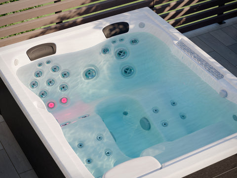 Minipiscina Idromassaggio 2 Posti con SmartTub®, Infrarossi e Luce Rossa