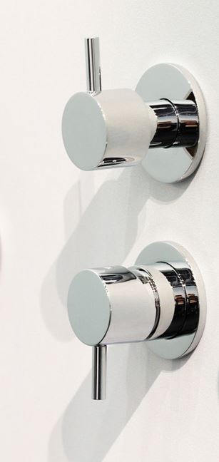 Aquaelite KT017 A Kit Doccia Design con Soffione e Doccetta – Rubinetteria Bagno Moderna Premium