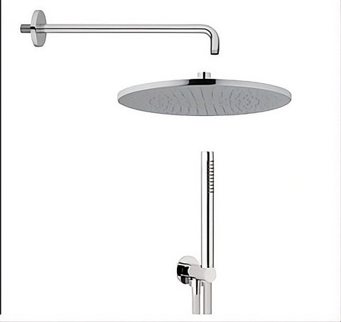 Aquaelite KT017 A Kit Doccia Design con Soffione e Doccetta – Rubinetteria Bagno Moderna Premium
